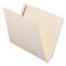 Universal Reinforced End Tab File Folders with One Fastener Straight Tab Letter Size Manila 50/Box